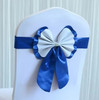 100Pcs wedding chair sash bow acrylic chair cover band elastic chair sashes spandex cover chair Decorations Event Party