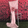 100 piece Free Shipping Dusty Pink Chair Sash for Wedding Decoration