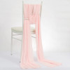 Quality Ivory Chiffon Chair Sashes Cover hoods for Weddings Events Party Decoration