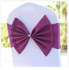 10/50/100pcs/set High Quality Chair Bowknot Wedding Chair Sashes Decoration 12 Colors Bow Knot Ties For Party Wedding Banquet