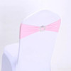 100pcs Wedding Chair Sashes with Crown Shape Buckle Spandex Lycra Chair Bands for Party Birthday Wedding Chair Decoration