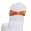 50Pcs/Lot Sided Sequin Chair Knot Bands with Buckle for Wedding Decoration Bow Spandex Hotel Banquet Party Home Decor Sashes