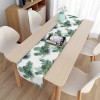 Plant Leaves Printed Table Runner Tropical Rainforest Flowers Green Leaves Pattern Wedding Decoration Table Runners Table Cloth