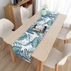 Plant Leaves Printed Table Runner Tropical Rainforest Flowers Green Leaves Pattern Wedding Decoration Table Runners Table Cloth