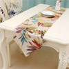 Modern Table Runner North US European Style Leaves Painting Home Decor Wholesale Embroider Table Runner for Wedding Hotel Dinner