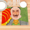 Johnny Hallyday Placemat Cotton Linen Fabric Table Mats Family Dinner Tableware Kitchen Table Mat 30X40cm