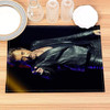 Johnny Hallyday Placemat Cotton Linen Fabric Table Mats Family Dinner Tableware Kitchen Table Mat 30X40cm