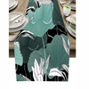 Green Leaf Plant Pattern Table Runners Tropical Rainforest Summer Lotus Leaf Lotus Print Home Party Wedding Coffee Table Decor