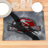 Jurassic Park Print Linen Dining Table Mats Alphabet Kitchen Placemat 30X40cm Coasters Pads Bowl Cup Mat