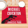 Jurassic Park Print Linen Dining Table Mats Alphabet Kitchen Placemat 30X40cm Coasters Pads Bowl Cup Mat