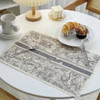 French Cotton Linen Place Mat, Washable Table Mat, Waterproof Tea Cup Mat, Meal Placemat, Plate Pad, Kitchen Tableware Cushion