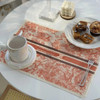 French Cotton Linen Place Mat, Washable Table Mat, Waterproof Tea Cup Mat, Meal Placemat, Plate Pad, Kitchen Tableware Cushion