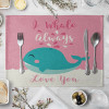 Children's Cute Animal Style Pattern Placemat Cotton Linen Fabric Table Mats Family Dinner Tableware Kitchen Table Mat 30X40cm