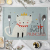 Children's Cute Animal Style Pattern Placemat Cotton Linen Fabric Table Mats Family Dinner Tableware Kitchen Table Mat 30X40cm