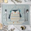 Children's Cute Animal Style Pattern Placemat Cotton Linen Fabric Table Mats Family Dinner Tableware Kitchen Table Mat 30X40cm