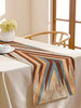 Geometric Pattern Table Runner Modern Polyester Rectangle Shaped Tablecloth Holiday Party Dining Tablecover Kitchen Home Decor