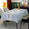 Japanese style dormitory girl heart net red desk student solid cotton linen table cloth art linen NNDAN444