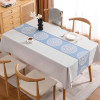 137040 Wind table cloth home tea table cloth cotton linen rectangular simple table cloth table mat