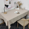 Japanese style dormitory girl heart net red desk student solid cotton linen table cloth art linen TYDAN242