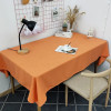 Japanese style dormitory girl heart net red desk student solid cotton linen table cloth art linen TYDAN242