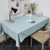 Japanese style dormitory girl heart net red desk student solid cotton linen table cloth art linen TYDAN242