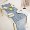 1380382 Wind table cloth home tea table cloth cotton linen rectangular simple table cloth table mat