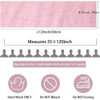 12 Pack 10Ft Table Runner, Gauze Cheesecloth Tables Runner Romantic, 35x120 in Pink Sequin Table Runners for Wedding, Birthday