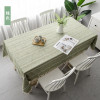 Nordic simple cotton linen ins wind tablecloth light luxury high-end coffee table cloth Japanese solid color table cloth