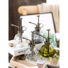 New Embossed Glass Air Pressure Gardening Special Retro Small Can Disinfection Watering Bottle Household Glass Spray Bottle