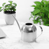 Stainless Steel Watering Can 1000ml Metal Watering Pot with Long Spout for Indoor Garden Plants Succulents Bonsai Accessories