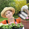 Stainless Steel Watering Can 1000ml Metal Watering Pot with Long Spout for Indoor Garden Plants Succulents Nutrition & supplies