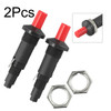 2Pcs Gas Heater Outlet Piezo Plug Button Igniter Gas Heater Igniter Spark Plug For Outdoor Camping Picnic Stove Part