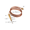 Universal Gas Thermocouple 27.5 Inch(M11, M10) Fireplace Gas Thermocouple Fire Pit Grill Stove For BBQ Outdoor Gas Patio Heater