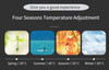 wifi flood Heater Phone Waterproof white Element Android Smart White phase change Sun Living OUTDOOR water heater