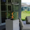 Modern Glass Heaters for Garden Supplie Outdoor Heating Stoves Light Luxury Commercial Indoor Dining Room Real Fire Fireplace