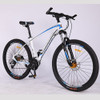 Aluminum Alloy Mountain Bike, Double Disc Brake, One Piece Wheel,