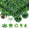 Artificial Plants Grass Wall Backdrop Decoration Boxwood Hedge Panels for Indoor Outdoor Home Garden Balcony Decor Wedding Party