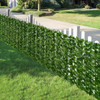 Faux Ivy Leaf Fence 300x50cm Artificial Hedges Panel Privacy Fence Screen for Outdoor Garden Patio Porch Deck Balcony Decoration