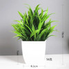 Artificial Bonsai Green Fake Plant Eucalyptus Flower Potted Plant for Indoor Outdoor Home Bedroom Garden Decoration Supplies