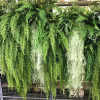 Artificial Green Plant 85cm Tactile Fern Wedding Party Lintel Ceiling Wall Hanging Display Window Outdoor Garden Decoration