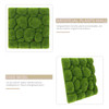 5pcs Artificial Moss Wall Panels Flocking Moss Stone Wall Decoration Green Plants Grass Backdrop Indoor Outdoor Privacy Fence