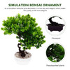 Welcoming Pine Ornaments Artificial Mini Bonsai Green Home Decor Japanese Cedar Tree Juniper Outdoor Fake Potted