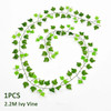 Hanging Artificial Ivy Plant Vine Wreath Silk Leaf Fake Plants Greenery Ivy Garlands Outdoor Home Garden Wedding Wall Decoration