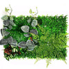 Artificial Plant Grass Wall Panel With 40 * 60CM Green Background Suitable For Outdoor Indoor Garden And Home Green Decoration