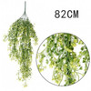 Artificial Plant Vines Wall Hanging Rattan Leaves Branches Outdoor Garden Home Decoration Plastic Fake Silk Leaf Green Plant Ivy