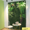 Artificial Plant Wall for Wedding Background, DIY Outdoor Lawn, Green Plastic, Garden, Hotel, Home Decoration, Flower Wall