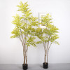 150cm 180cm Artificial Chinese Toon Tree Plastic Yellow Green Large Artificial Plant for Indoor Outdoor Garden Home Decoration