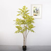 150cm 180cm Artificial Chinese Toon Tree Plastic Yellow Green Large Artificial Plant for Indoor Outdoor Garden Home Decoration