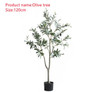 180cm/210cm Large Artificial Olive Tree with olives Faux green plant potted for Home Garden Office Indoor Outdoor Decoration