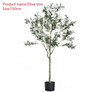 1.5M Artificial Plant Olive Tree Fake Green Plants Bonsai Ornaments Floor Indoor Outdoor Home Balcony Modern Decoration